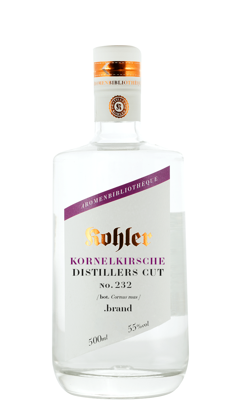 Schwäbische Kornelkirsche »Distillers Cut« .brand 55%vol - Destillerie Kohler - Aromenbibliothéque