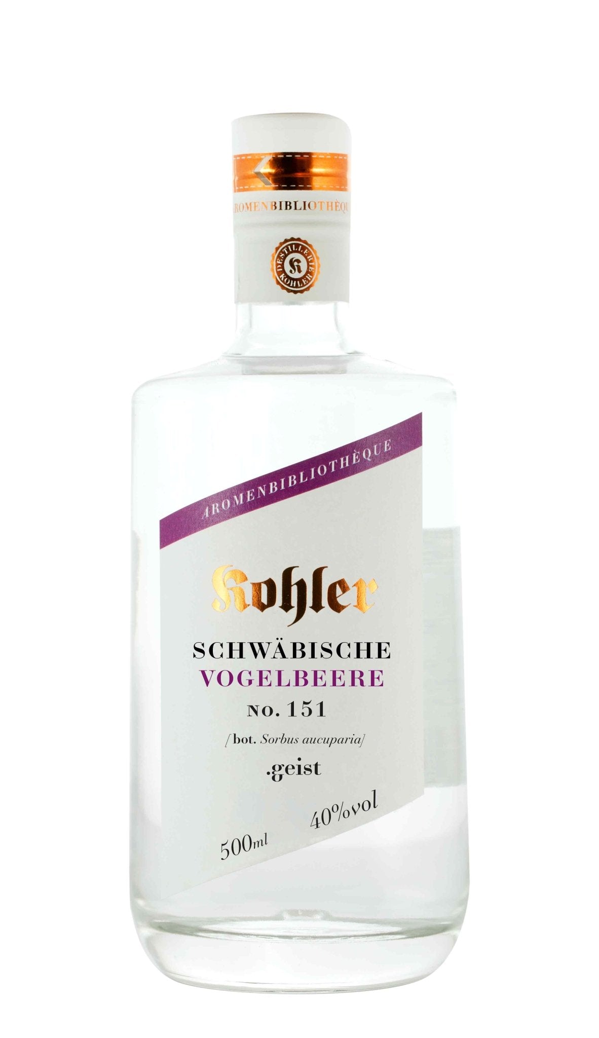 Schwäbische Vogelbeere .geist 40%vol - Destillerie Kohler - Aromenbibliothéque