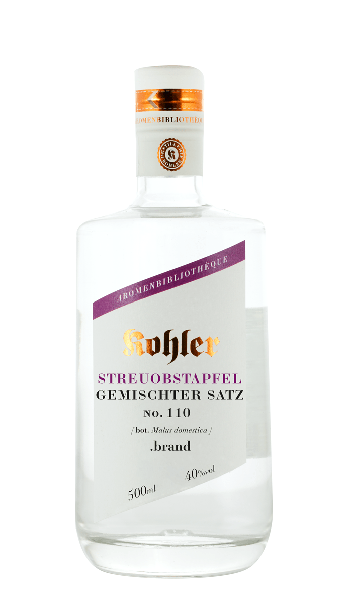 Streuobstapfel Gemischter Satz .brand 40%vol - Destillerie Kohler - Aromenbibliothéque